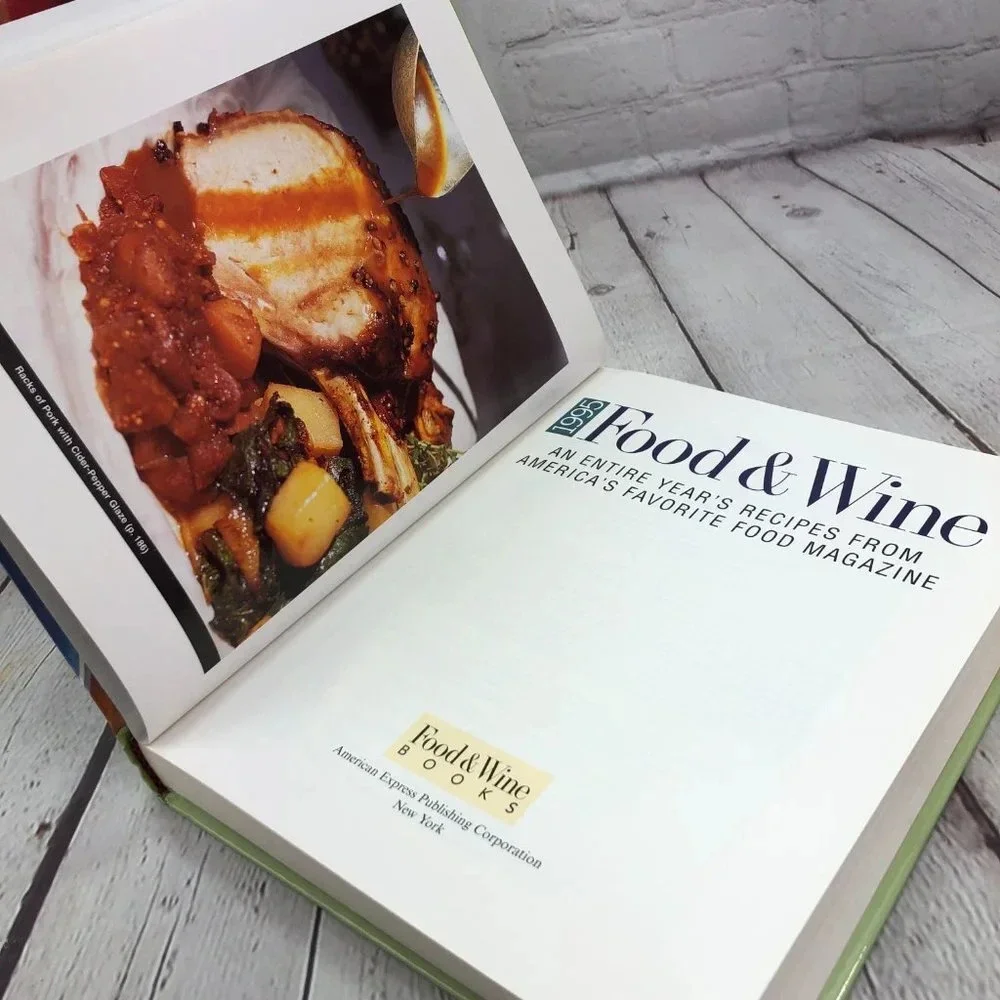 vintage 1995 food & wine cookbook